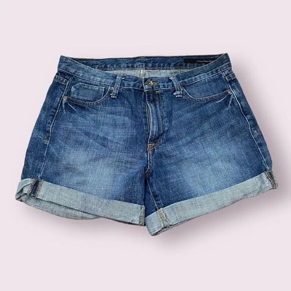 Calvin Klein Jean Shorts Size 10 - Picture 1 of 4